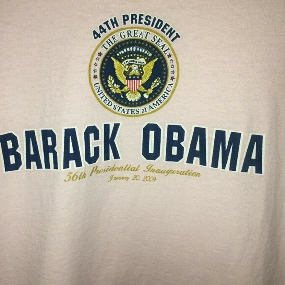 BARACK OBAMA Inauguration 2009 Women's Medium Pink - Picture 3 of 4
